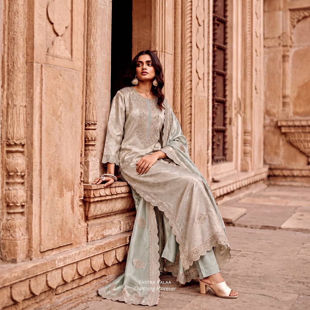 Silk Jacquard