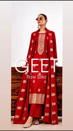 GEET | Jaquard Raw Silks