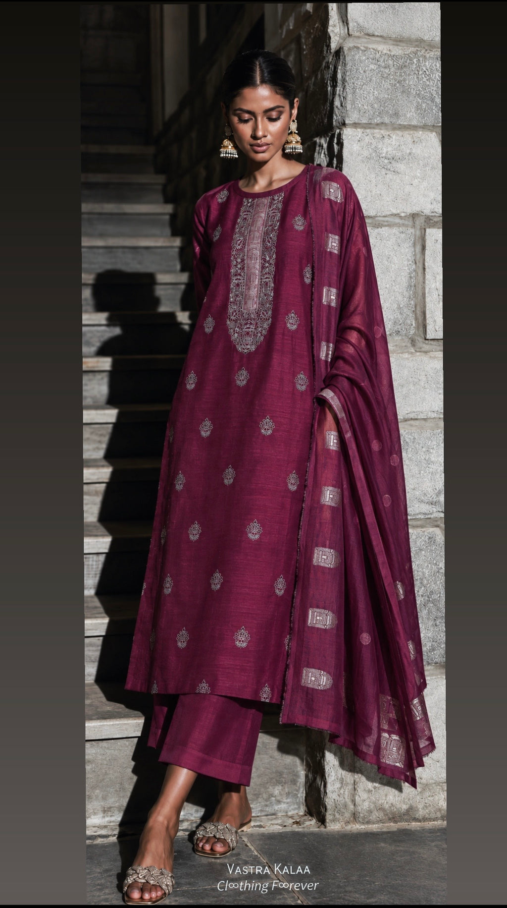GEET | Jaquard Raw Silks