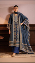 ANITA — The Heritage Print Edit | Deep, Muted Navy-Indigo