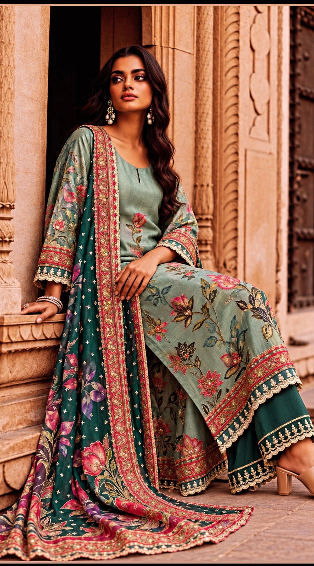 NAQSH | Zari Silks