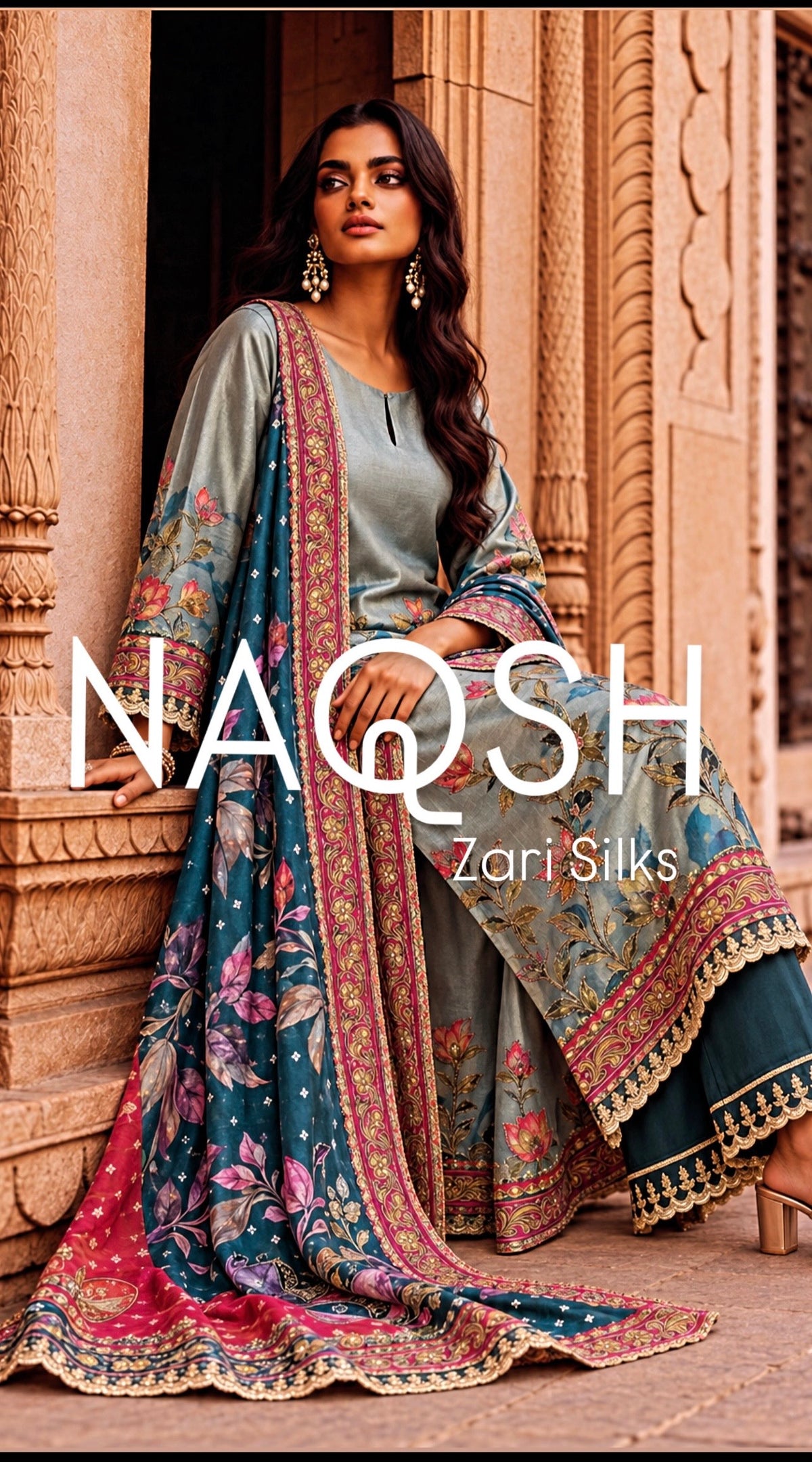 NAQSH | Zari Silks